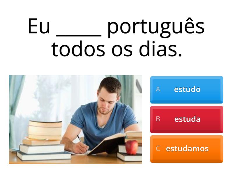 Presente Do Indicativo - Verbos Regulares - Quiz