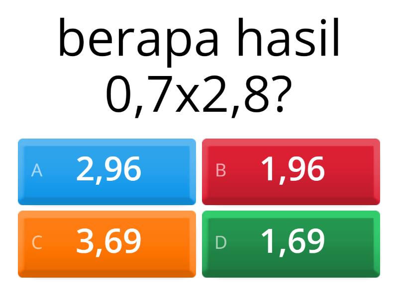 Pilihlah Jawaban Yang Benar! - Quiz