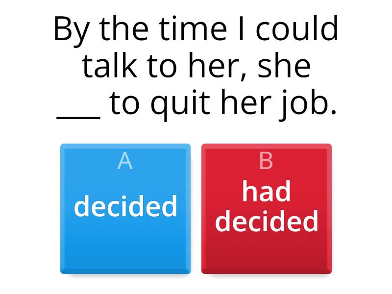 PAST PERFECT TENSE QUESTION EXAMPLES visual data 7