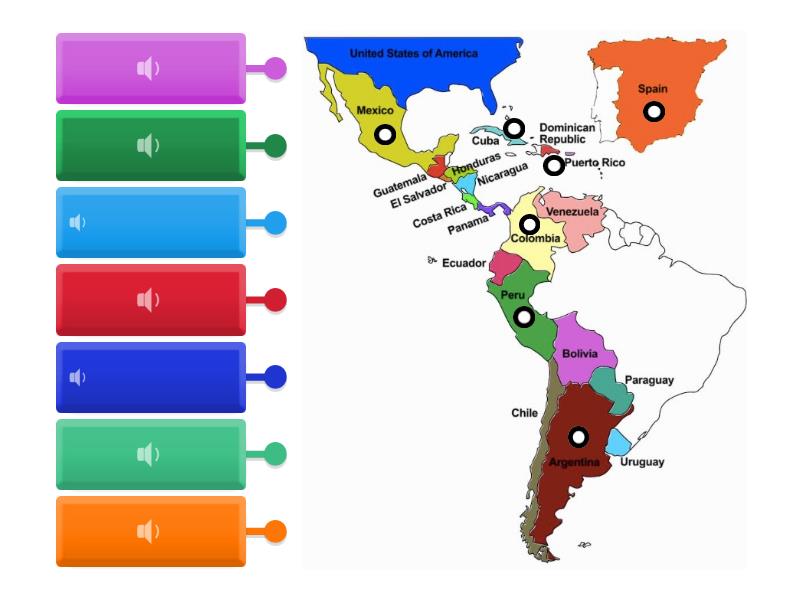 Los Pa Ses Y Los Deportes Labelled Diagram