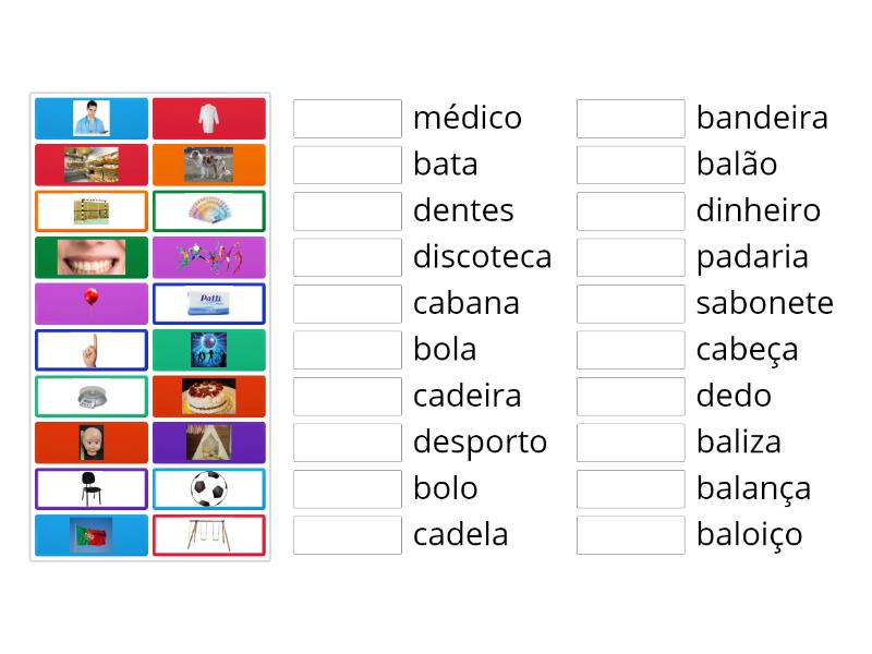 Leitura De Palavras B Ou D - Match Up