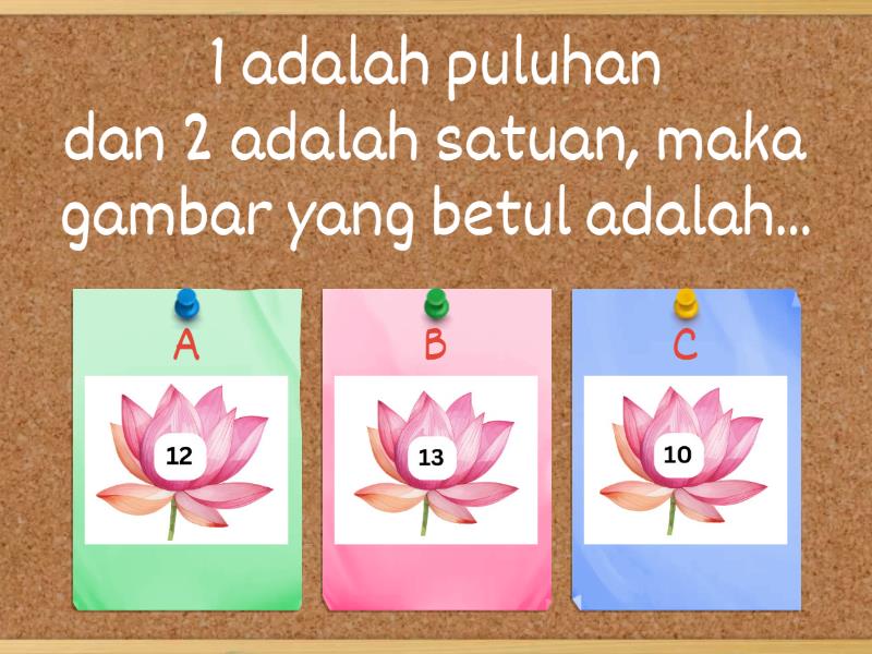 Menghitung puluhan dan satuan - Quiz