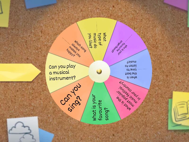 MUSIC - Spin the wheel