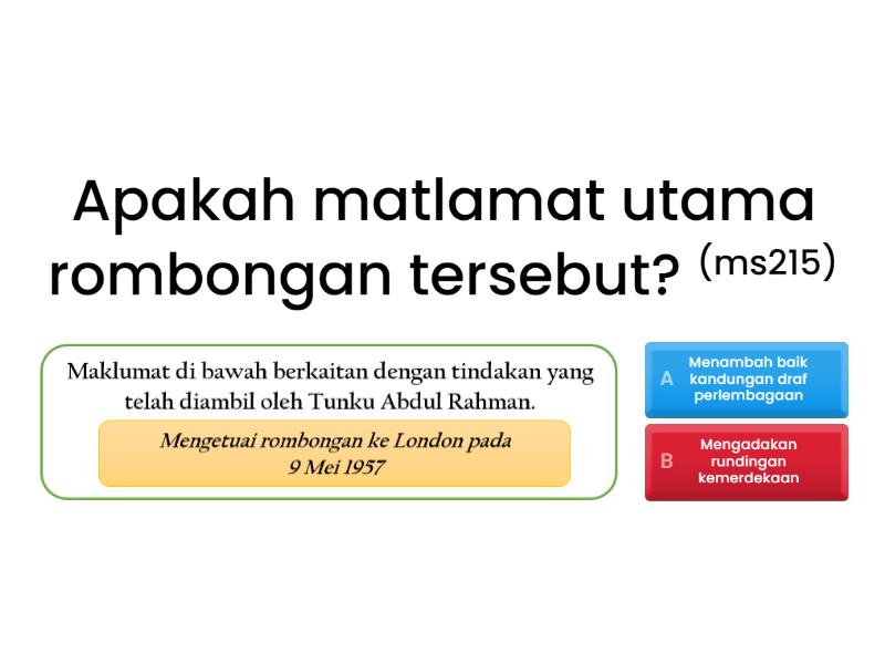 TING 4 - MODUL INSAF SEJARAH : Bab 9 - Perlembagaan Persekutuan Tanah ...