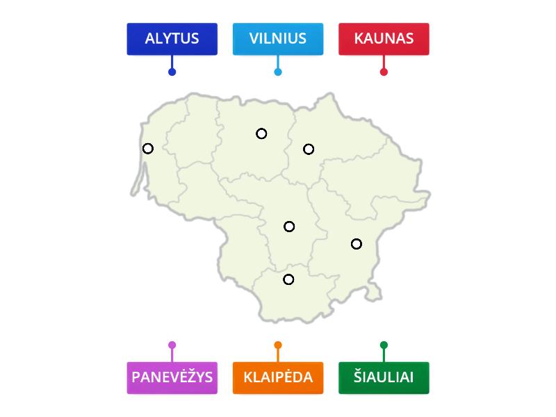 Lietuvos Miestai Labelled Diagram