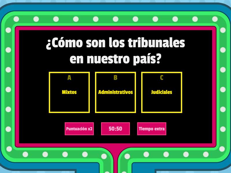 Repasamos El Tema: Proceso Administrativo - Gameshow Quiz