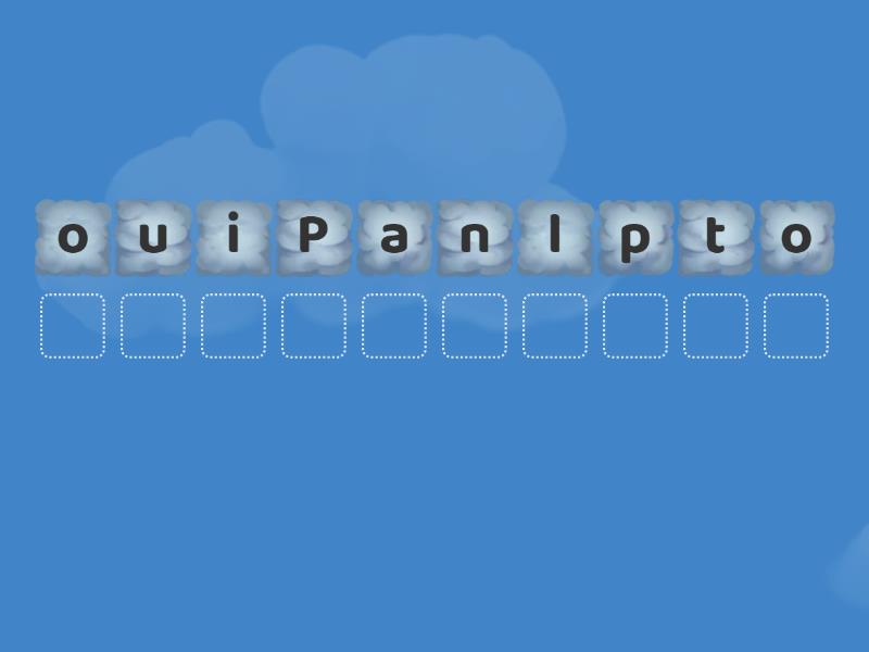 Mixed letters anagram