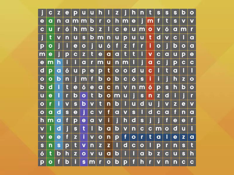 Actividad Wordsearch