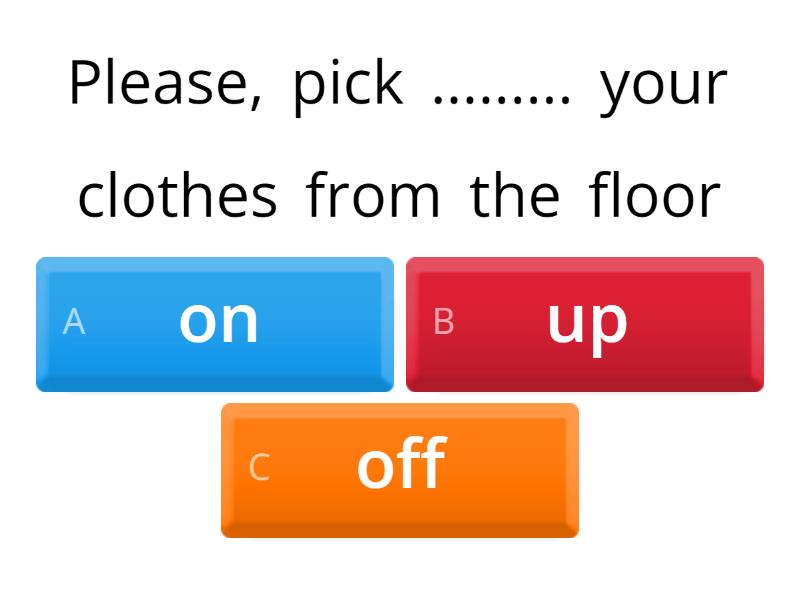 Unit 7 Lesson 2 phrasal verbs - Quiz