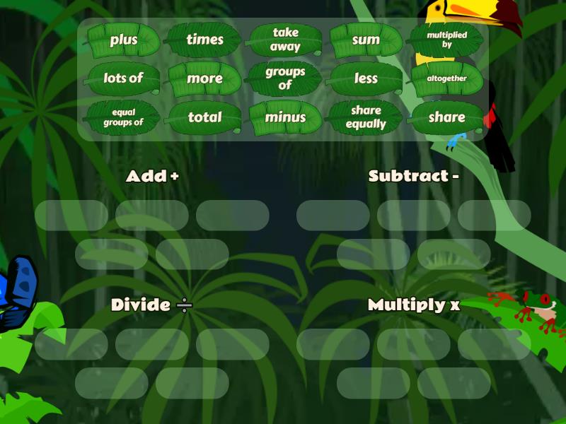 Maths Symbols - Group sort