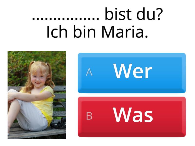 Wer Oder Was - Quiz