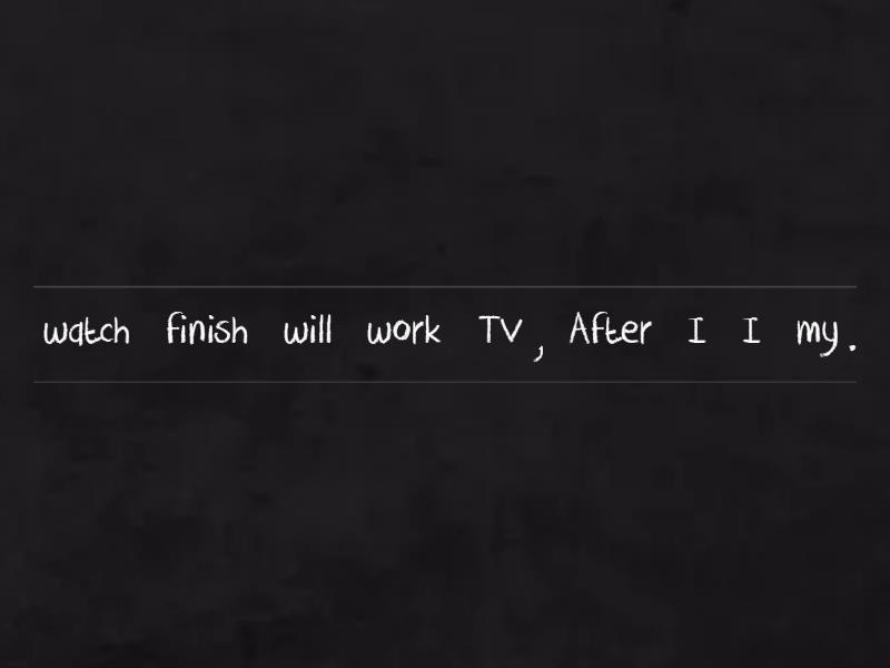 COMPLEX SENTENCES (USING CONJUNCTIONS) Unjumble