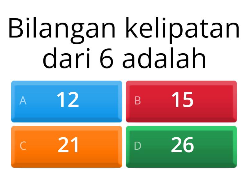 KPK Dan FPB - Quiz