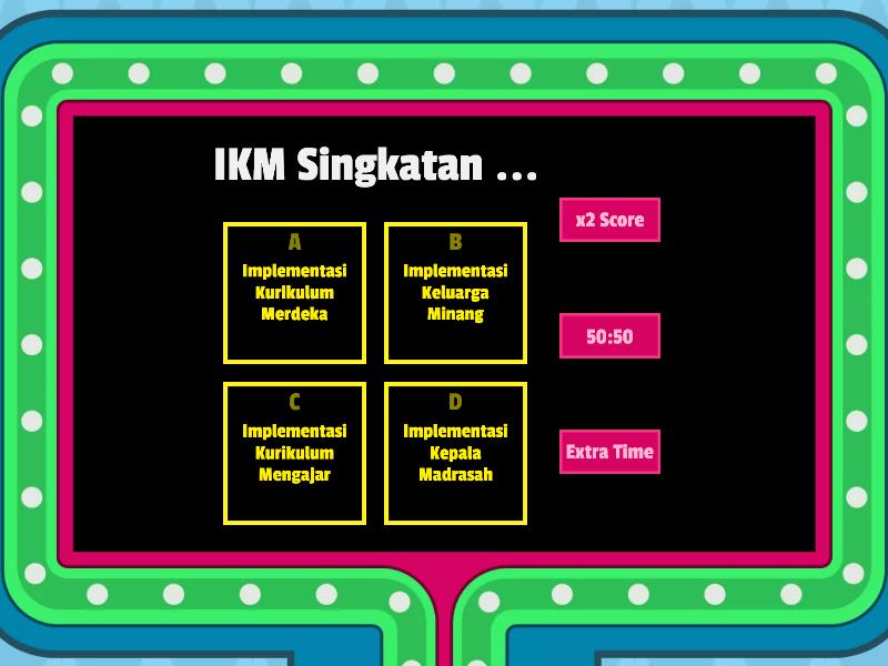 IMPLEMENTASI KURIKULUM MERDEKA - Gameshow Quiz