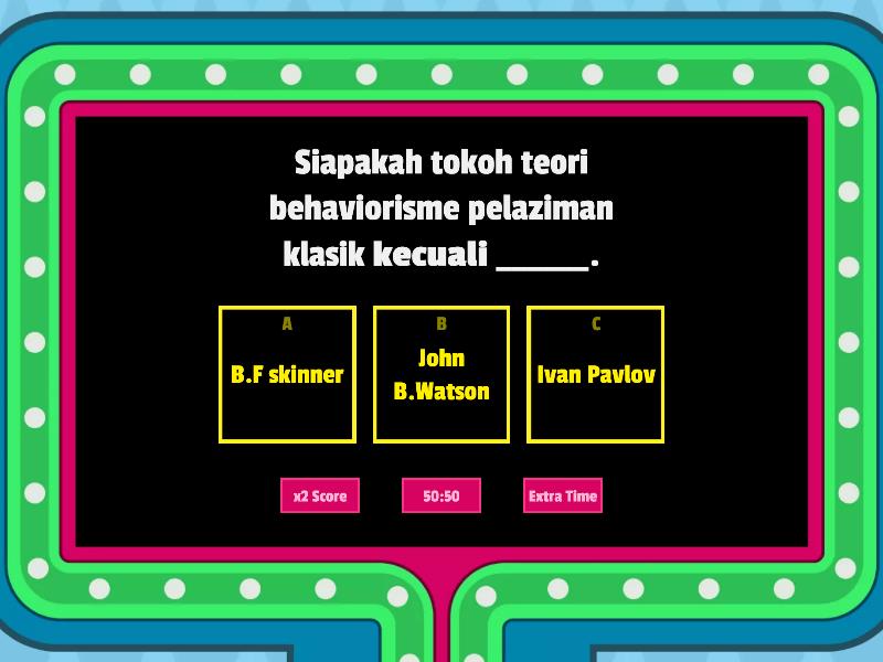 Teori Behaviorisme - Gameshow Quiz