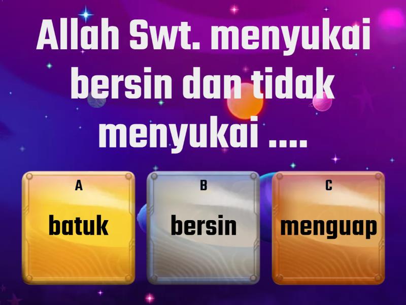 Adab Bersin Dan Menguap - Quiz