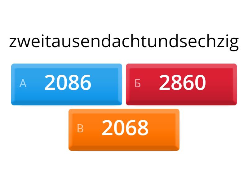 Welche Jahreszahl Ist Richtig? Kreuze An. - Quiz