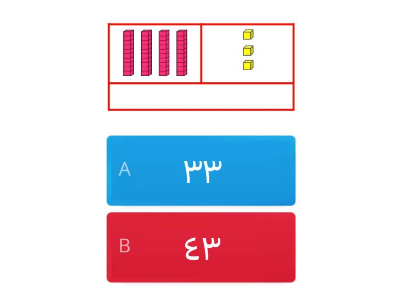 القيمة المنزلية (آحاد وعشرات) - Quiz