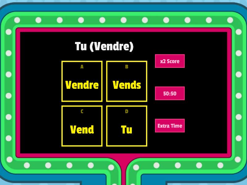 Jeux Des Verbes - Game Show De TV