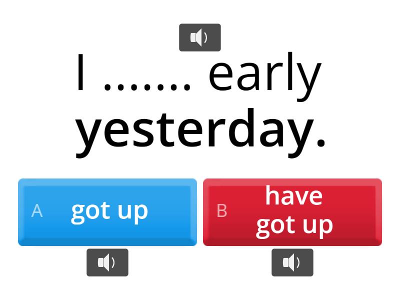 Past simple VS Present Perfect HARD Quiz