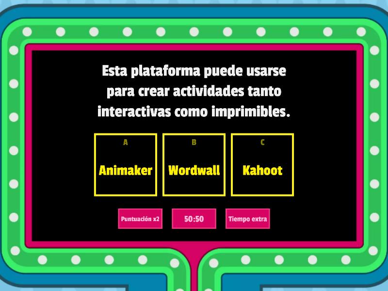 Wordwall Y Cultura General - Gameshow Quiz