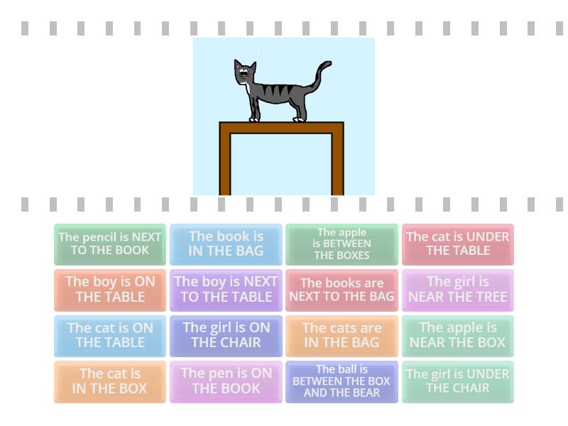 Prepositions of place. All about us 4th_Unit 3 - Find the match