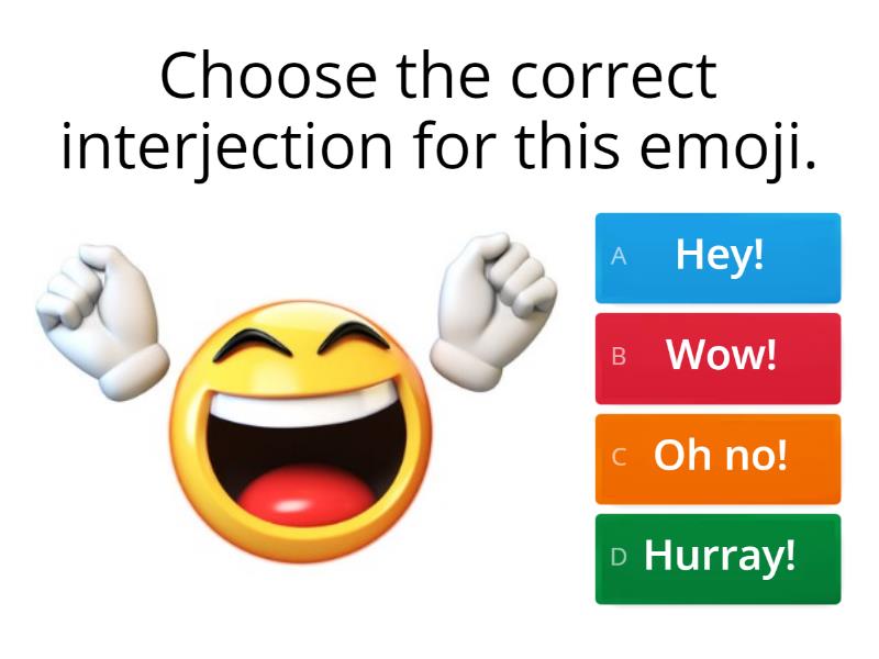 Interjections - Quiz