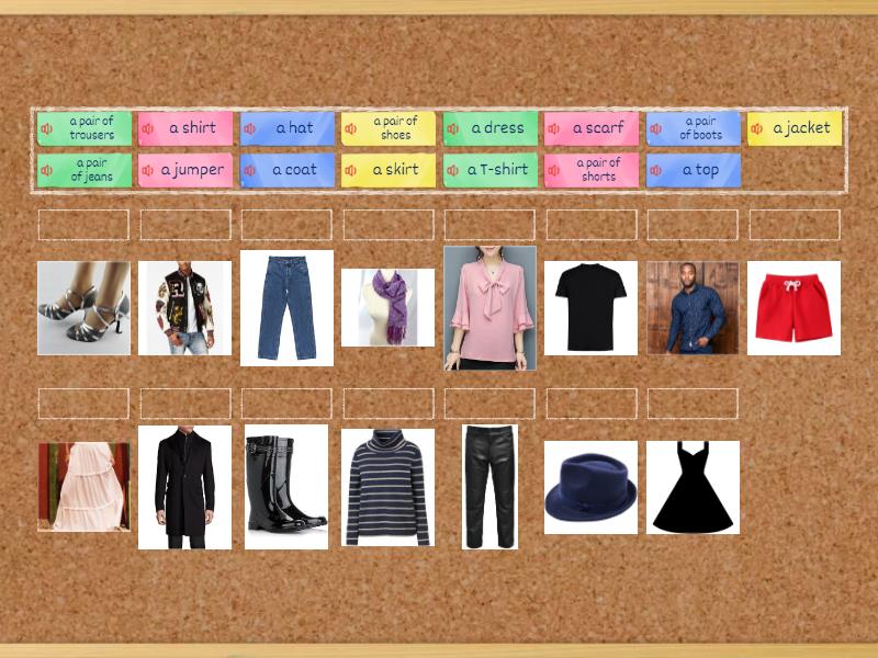 A1.2 Clothes - Match up