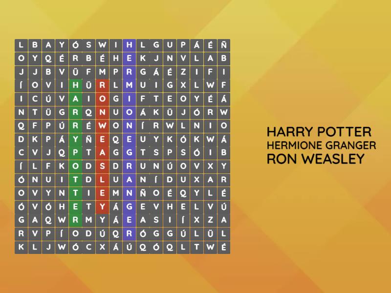 Harry Potter - Wordsearch