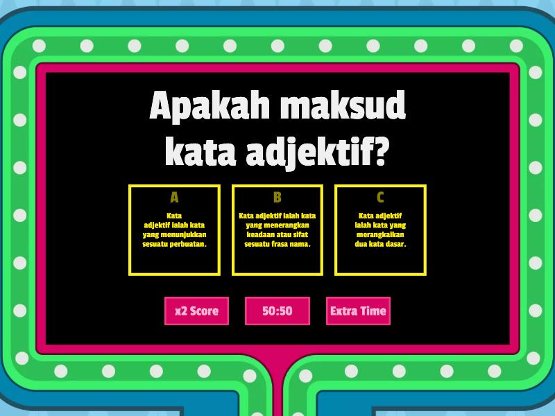 Kuiz Kata Kerja Gameshow Quiz