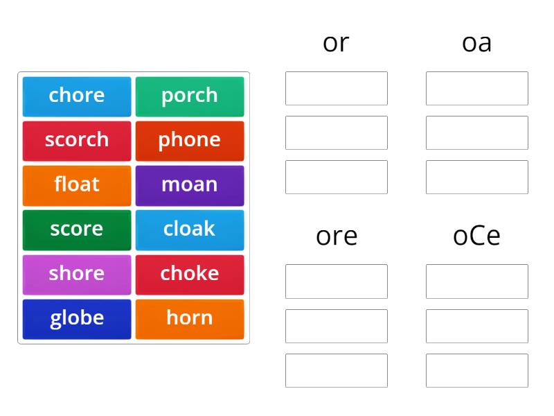 Abe Lincoln Spelling 1 - Group sort