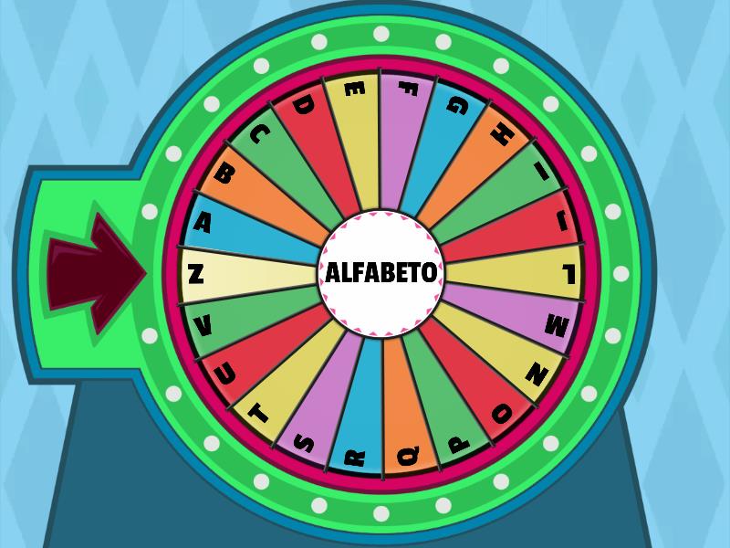 Roleta sorteio de letras random wheel