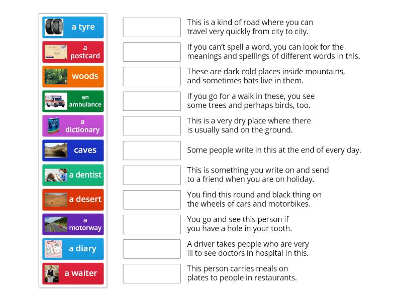 Task_reading_test Flyers - Match up