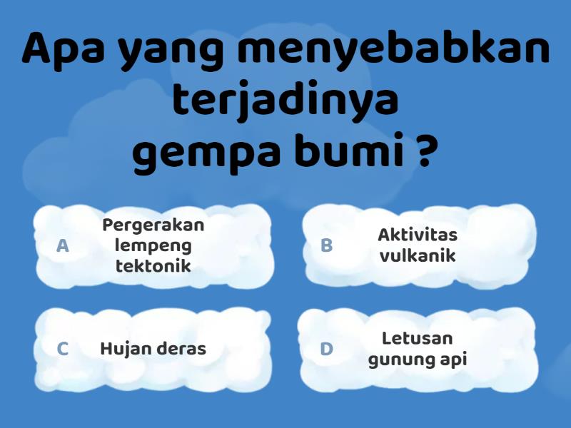 Gempa Bumi - Quiz