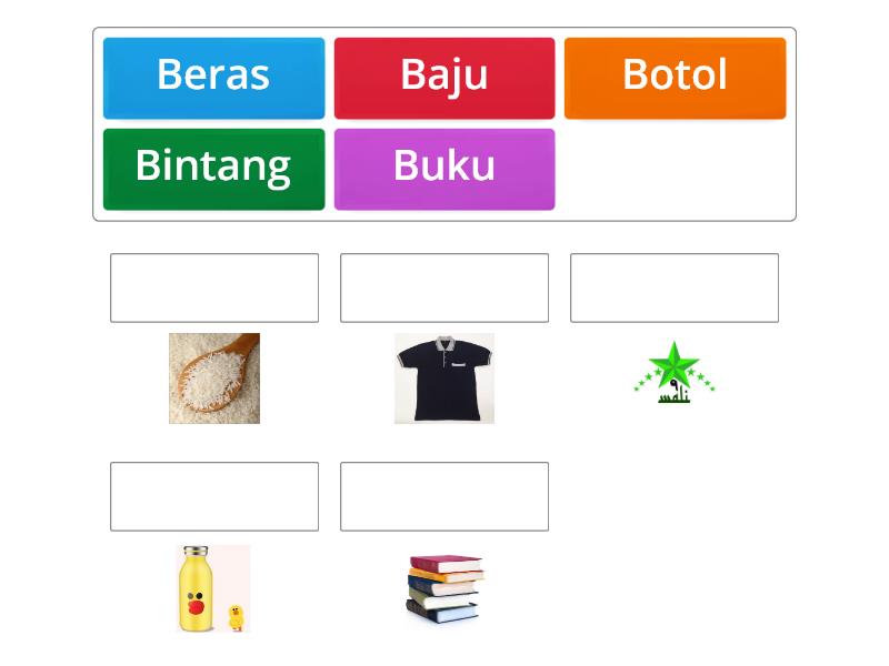 Pasangkan kata sesuai gambar - Match up