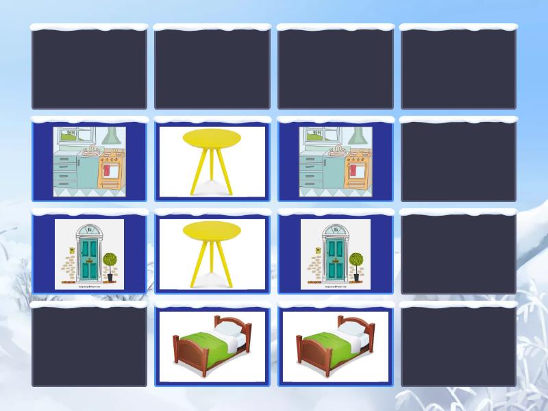 KB Starter Unit 5 House - Matching pairs
