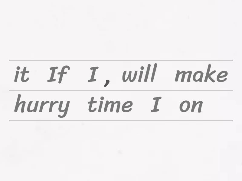first-conditional-4-unjumble
