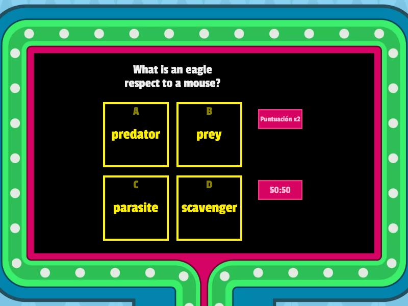 Biosphere - Gameshow quiz