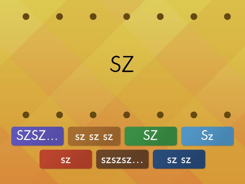 Głoska Sz W Izolacji I Powiedz Głoskę Sz Znajdź Parę 5725