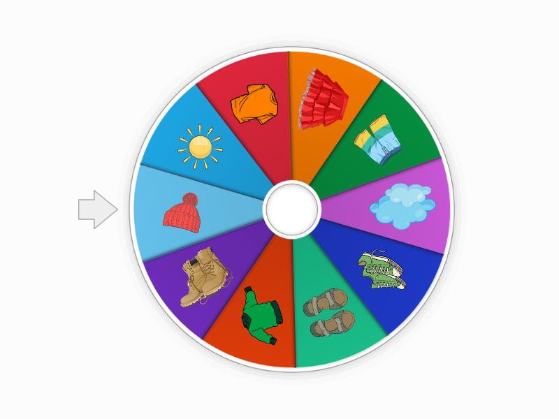 Clothes - Spin the wheel