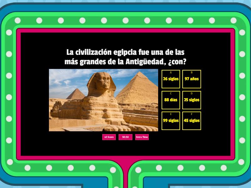 Egipto - Gameshow quiz