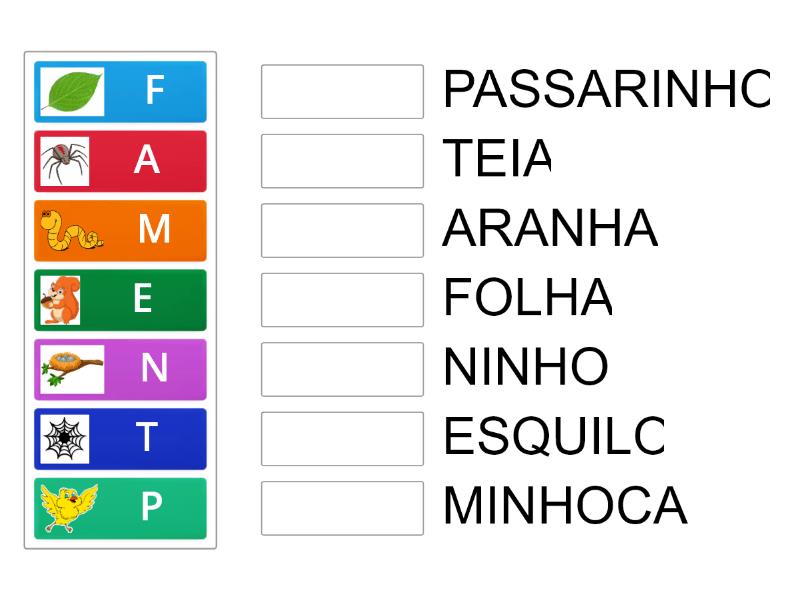 FIGURAS E NOMES Match Up