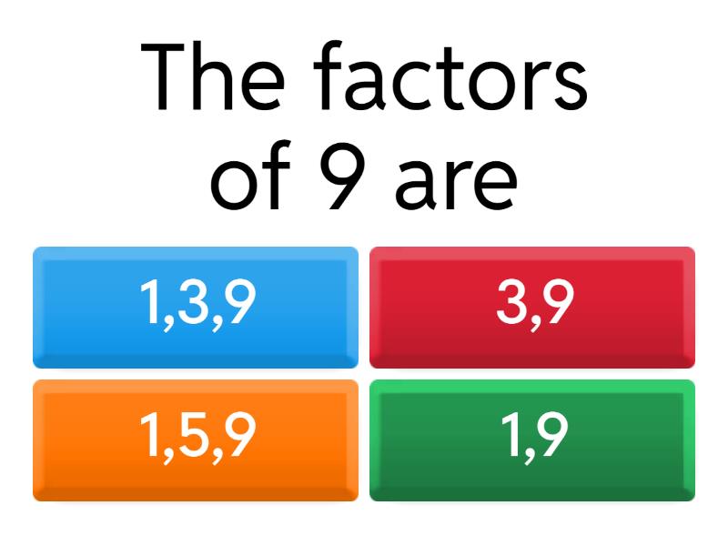find-the-factors-quiz