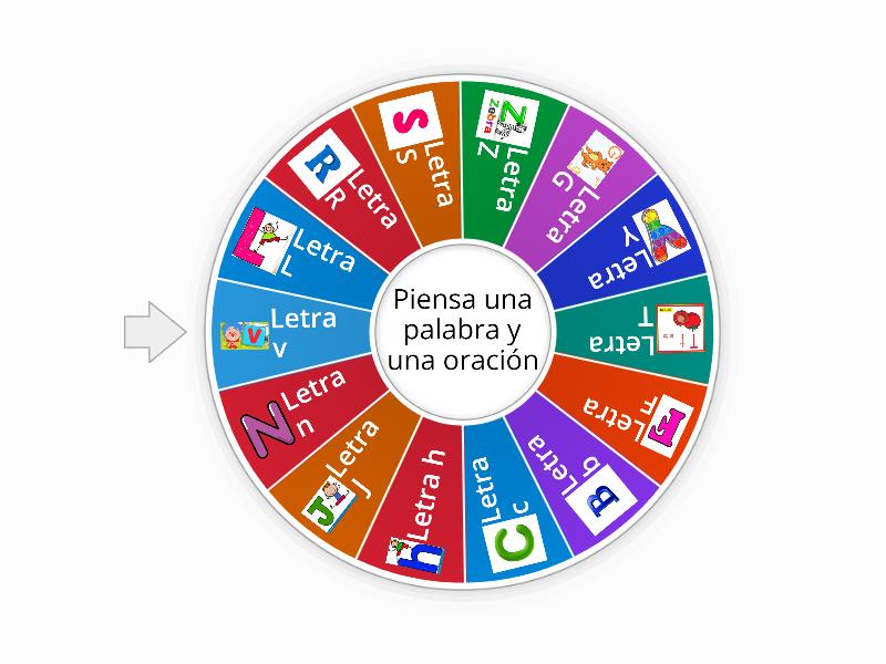 Palabras y Oraciones - Random wheel