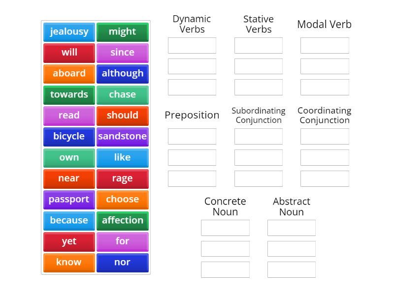 word-classes-level-1-word-sort-ordenar-por-grupo