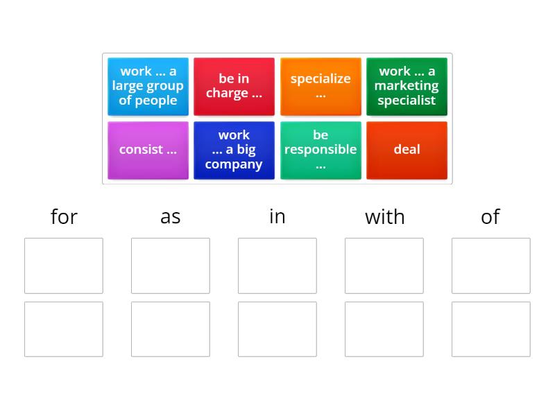 Working life - Group sort