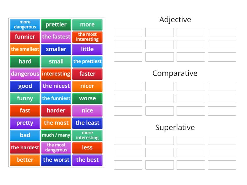Comparative superlative dangerous. Comparative superlative dangerous