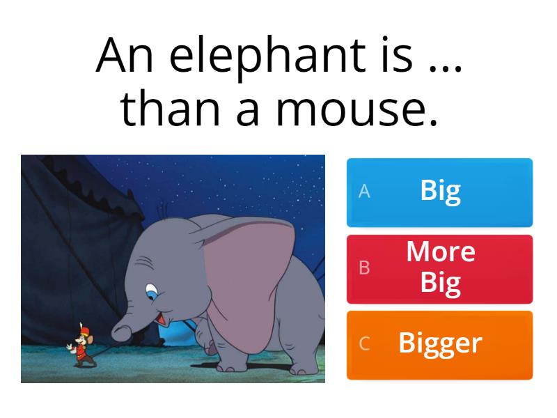 Comparative Adjectives - Quiz