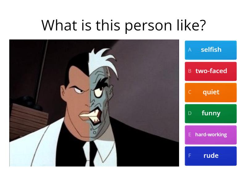 Describing People - Quiz