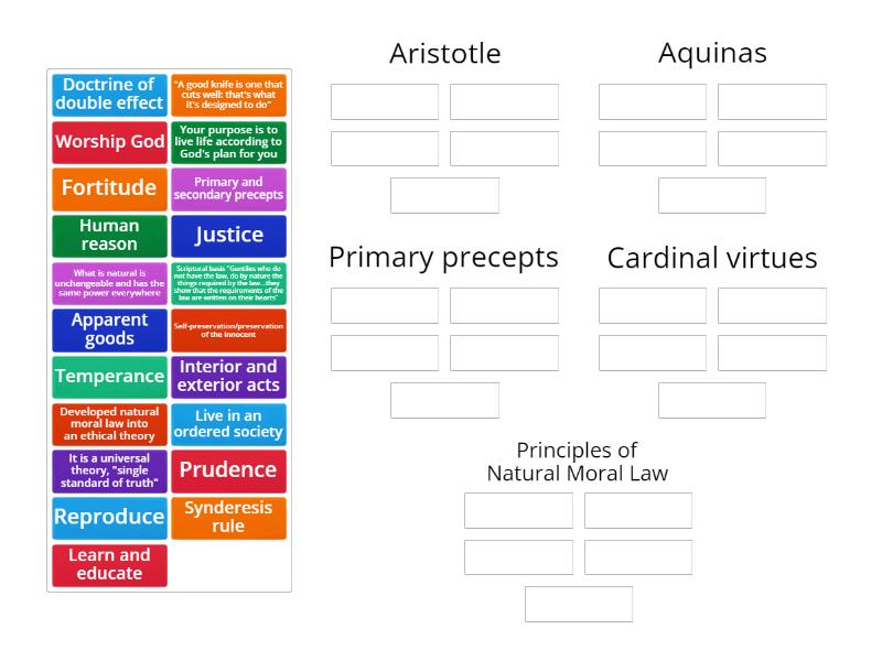 Natural Moral Law - Group sort